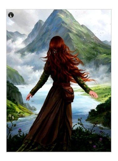 Printed Decorative Plate Multicolour 15 x 20cm