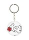 Hand Printed Keychain
