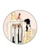 Girl Printed Fridge Magnet Multicolour