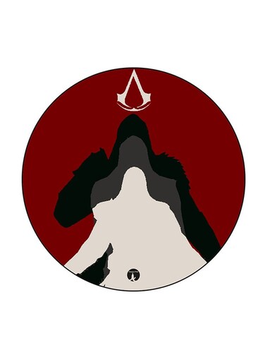 Video Game Assassin'S Creed Printed Fridge Magnet Multicolour