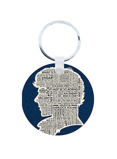 The Sherlock Wooden Keychain