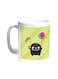 Cartoon Drawing - The Joy Of Eid Printed Coffee Mug White 11 ounce