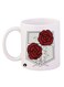 Attack On Titan Printed Coffee Mug White/Red/Black 12ounce