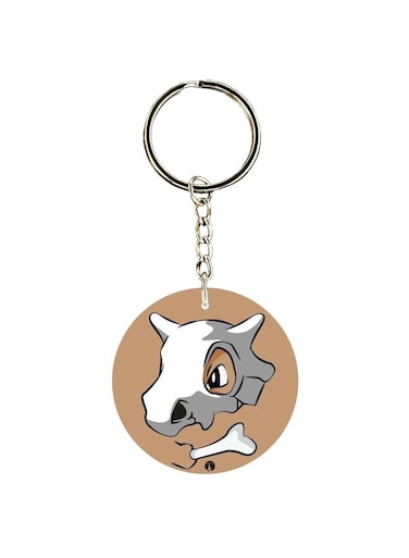 Cartoon Themed Single Sided Keychain