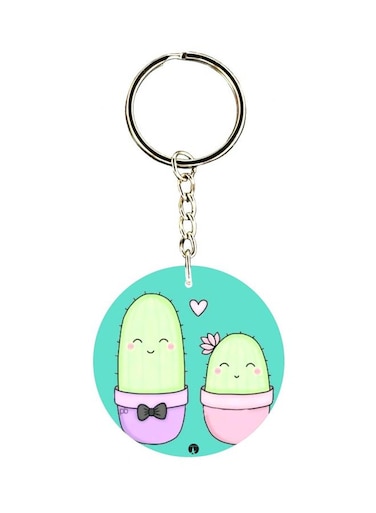 Cartoon Printed Keychain