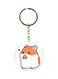 Cartoon Themed Single Sided Keychain