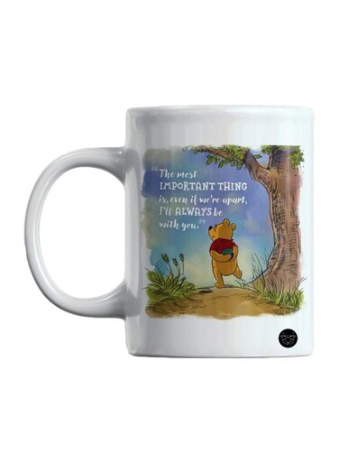 Winnie The Pooh Printed Mug White/Blue/Green