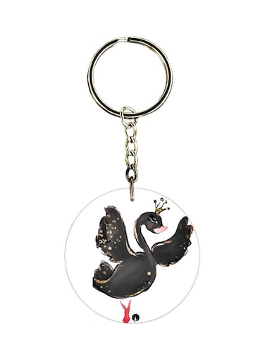 Bird Printed Keychain