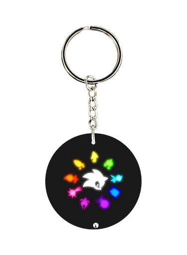 Sonic Double Side Printed Keychain