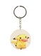 Single Sided Pikachu Cartoon Themed Keychain