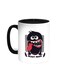 Beast Mode Printed Coffee Mug Black/White 11ounce