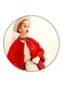 Woman Printed Fridge Magnet Multicolour