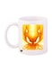Sonic Video Game Printed Mug White/Yellow Standard Size