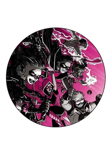 Superheroes Printed Fridge Magnet Multicolour