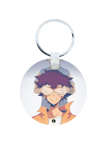Digimon Anime Wooden Keychain