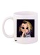 Anime Girl Printed Coffee Mug White/Beige/Black