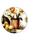 Vintage Art Printed Fridge Magnet Multicolour
