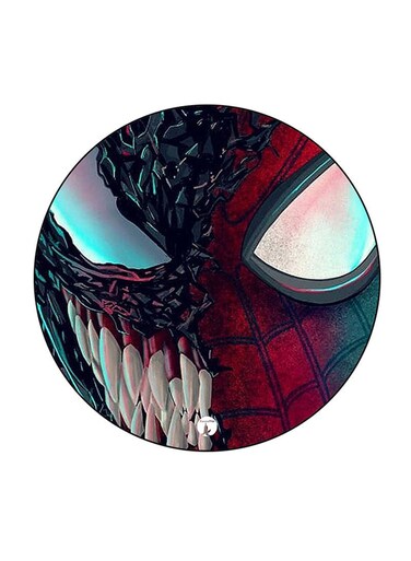 Spiderman Printed Fridge Magnet Round Multicolour