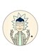 Cartoon Printed Fridge Magnet Multicolour 5.5 x 5.5cm