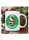 Ceramic Christmas Coffee Mug - Insulated, Reusable Holiday Cup for Hot Beverages - Hand Wash Only - Multipurpose Gift for Men and Women - "Merry Christmas" Festive Design