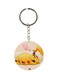 Single Sided Pikachu Cartoon Themed Keychain