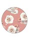 Flowers Printed Fridge Magnet Round Multicolour