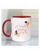 RYN&reg; 1pc Happy Valentine's Day Ceramic Coffee Mug 11oz - Unique Cupid Design , Insulated &amp; Durable, Perfect for Office or Outdoor Use, Limited Edition Gift, Romantic Gift Mug Valentine's Theme Durable Ceramic RED