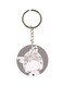 Cartoon Themed Single Sided Keychain