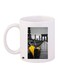 Umbrella Printed Coffee Mug White/Yellow/Black 11ounce
