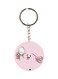 Cartoon Printed Dual Sided Keychain