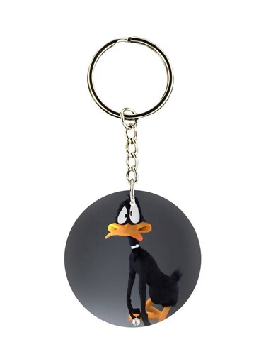 Double Sided Cartoon Printed Keychain