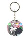 Girl Double Side Printed Keychain
