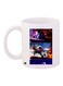 Cartoon Printed Coffee Mug White/Pink/Blue 11ounce