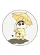 Anime Shin Chan Printed Fridge Magnet Multicolour