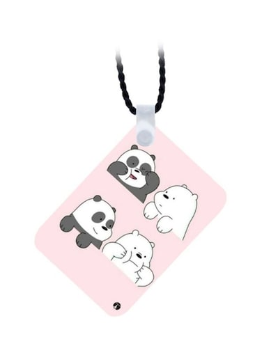 We Bare Bear Printed Car Mirror Pendant