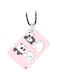We Bare Bear Printed Car Mirror Pendant