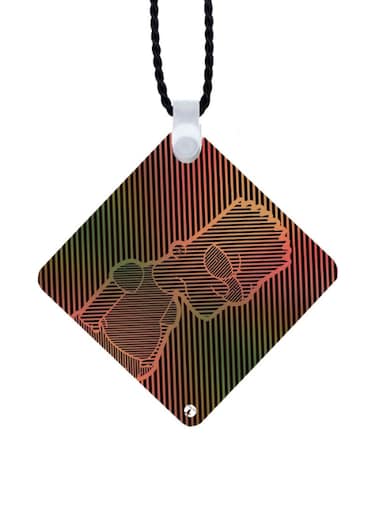 Simpsons Printed Car Mirror Pendant