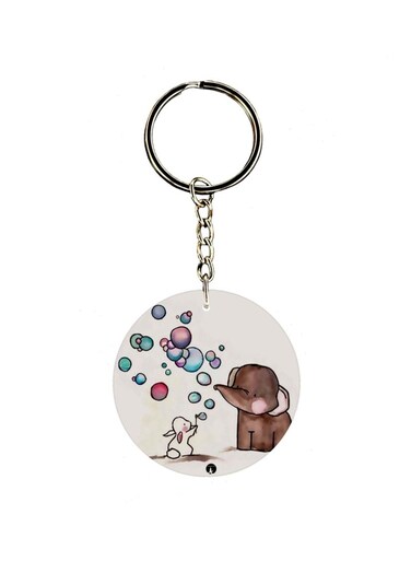 Cartoon Printed Keychain