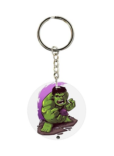 Hulk Printed Keychain