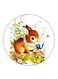 Rabbit Printed Fridge Magnet Multicolour