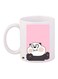 Printed Coffee Mug White/Pink/Black