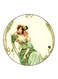 Vintage Art Printed Fridge Magnet Multicolour