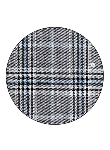 Sewing Cloth Printed Fridge Magnet Grey