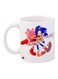 Sonic The Hedgehog Printed Coffee Mug White/Blue/Pink 11ounce