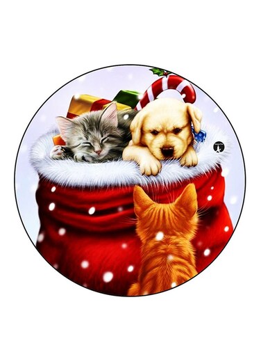 Animals Printed Fridge Magnet Multicolour
