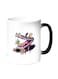 Crocodile And Sparrow Printed Coffee Mug White/Black 11ounce