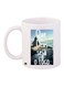 Motivational Quote Printed Coffee Mug White/White/Blue 11ounce