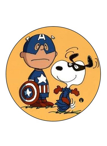 Snoopy Printed Fridge Magnet Multicolour