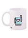 Diary Printed Coffee Mug White/Blue/Pink 11ounce