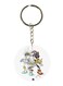 Double Sided Sonic Printed Keychain